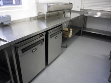 Golf Club Kitchen and Walk In Refrigerated Rooms